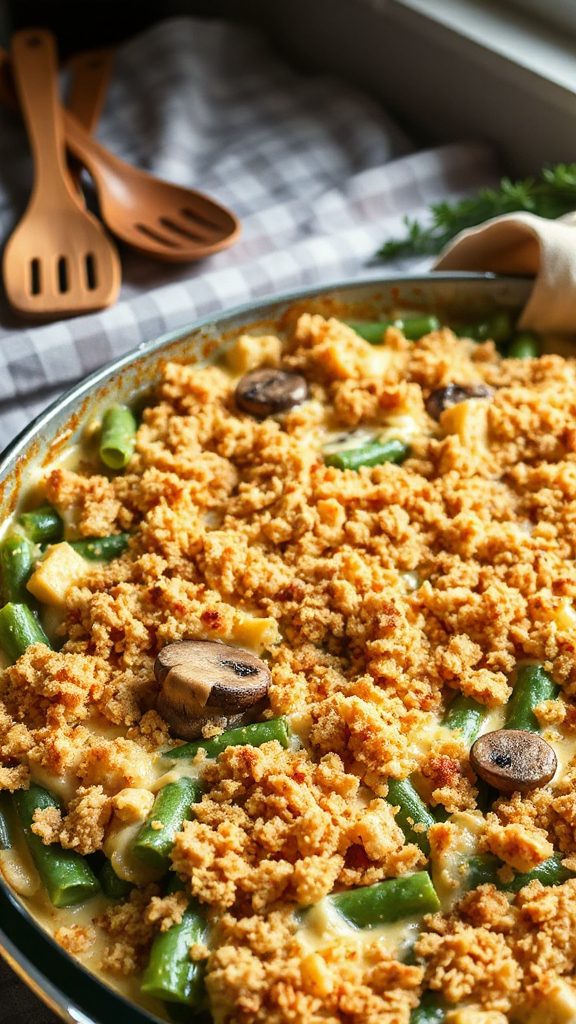 green bean mushroom casserole green bean mushroom casserole