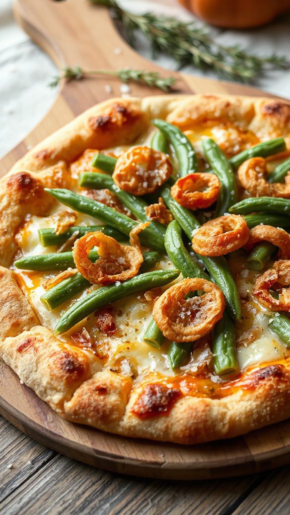 green bean pizza recipe
