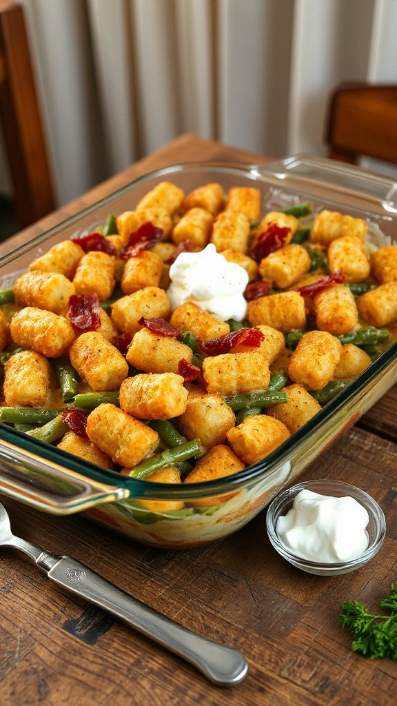 green bean tater tot casserole