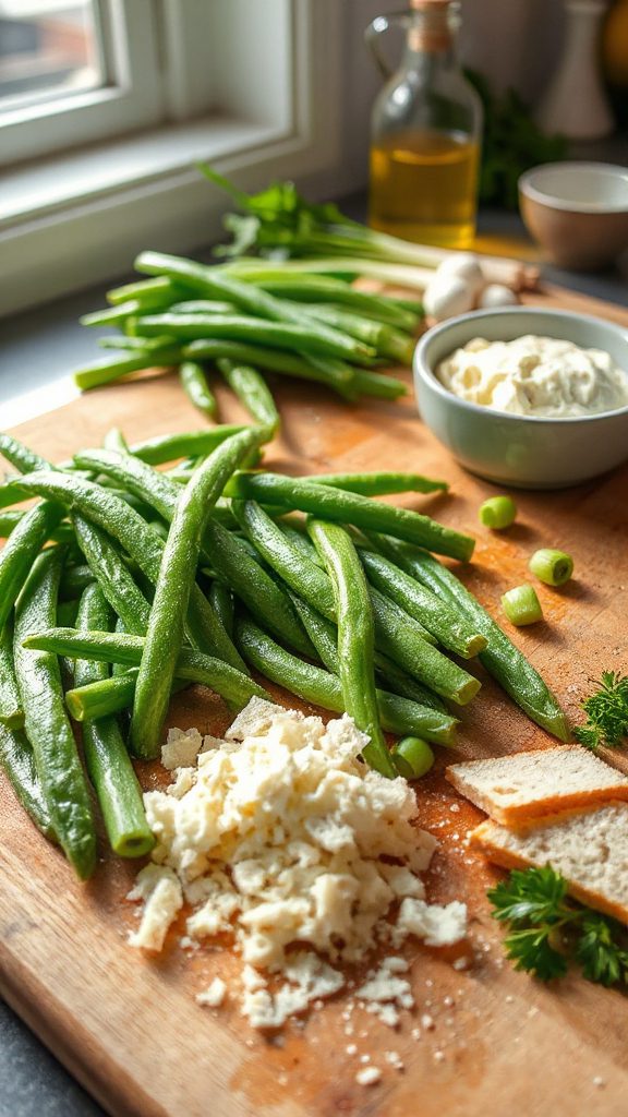 green beans preparation steps