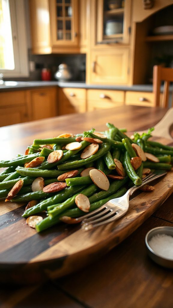 green beans with almonds green beans with almonds