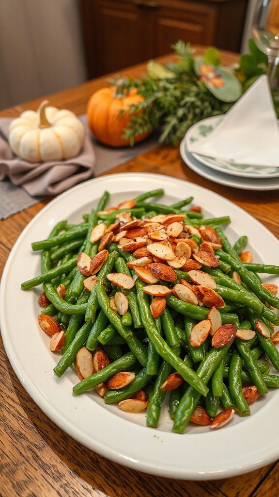 green beans with almonds green beans with almonds