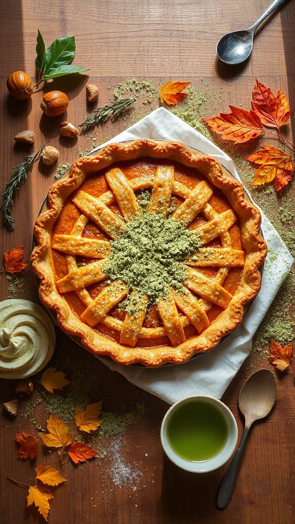 green tea pumpkin pie green tea pumpkin pie