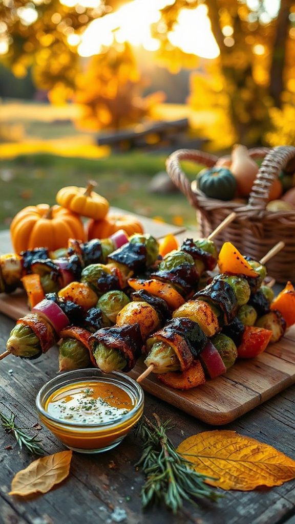 grilled brussels sprouts skewers grilled brussels sprouts skewers