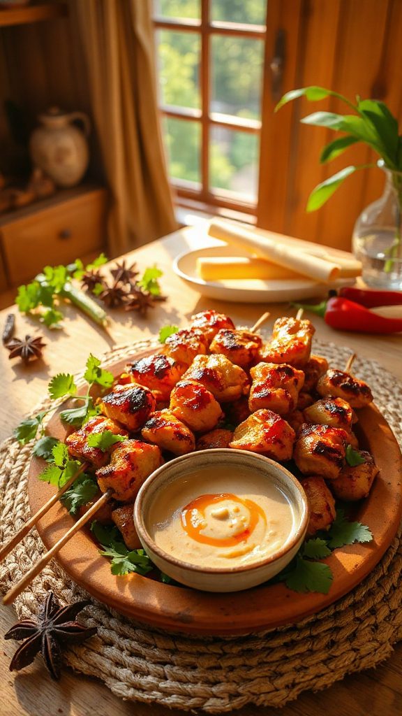 grilled chicken skewers recipe