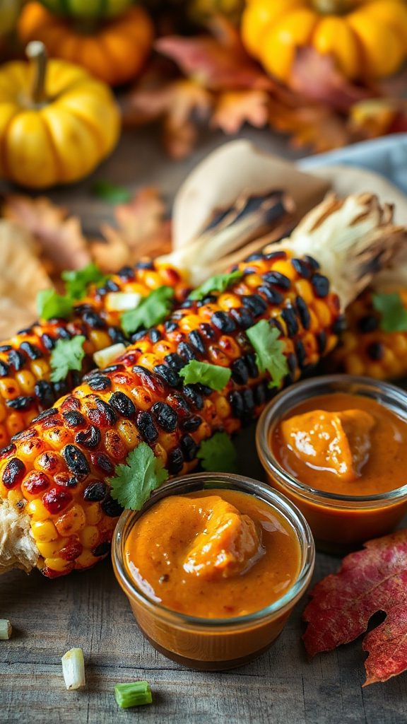 grilled corn with hoisin butter grilled corn with hoisin butter