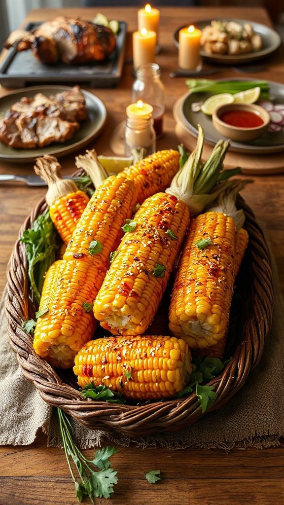 grilled corn with miso butter