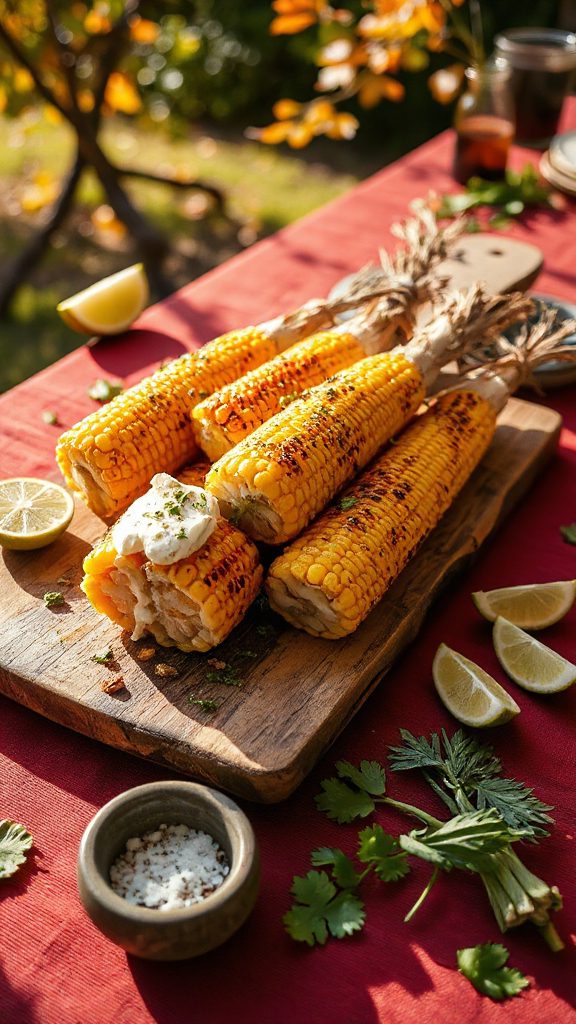 grilled corn with zesty butter