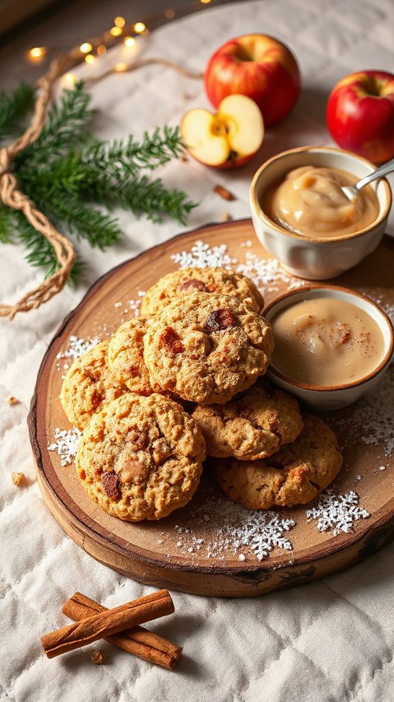 guilt free spiced oatmeal cookies