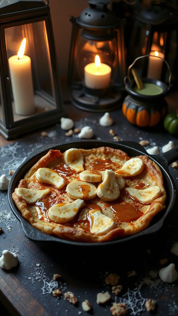 halloween banana nut pancake halloween banana nut pancake