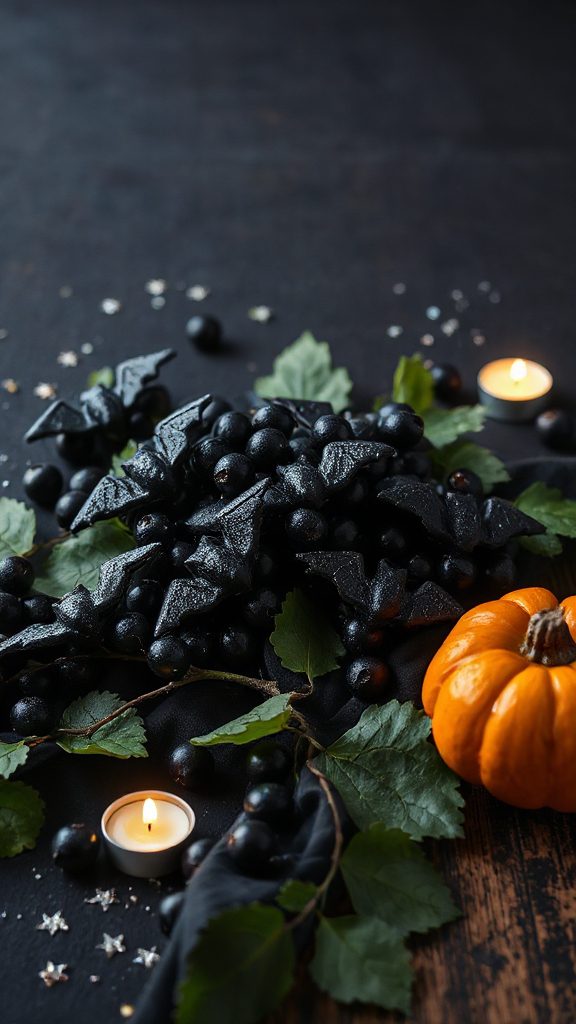 halloween black currant treats