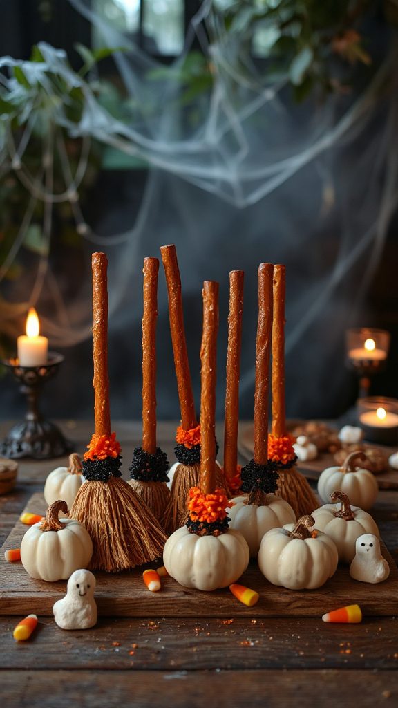 halloween carambar broomsticks treat