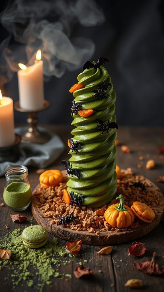 halloween matcha pastry delight halloween matcha pastry delight