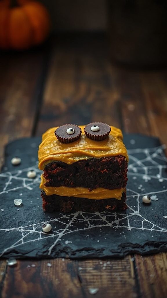 halloween peanut butter brownies halloween peanut butter brownies