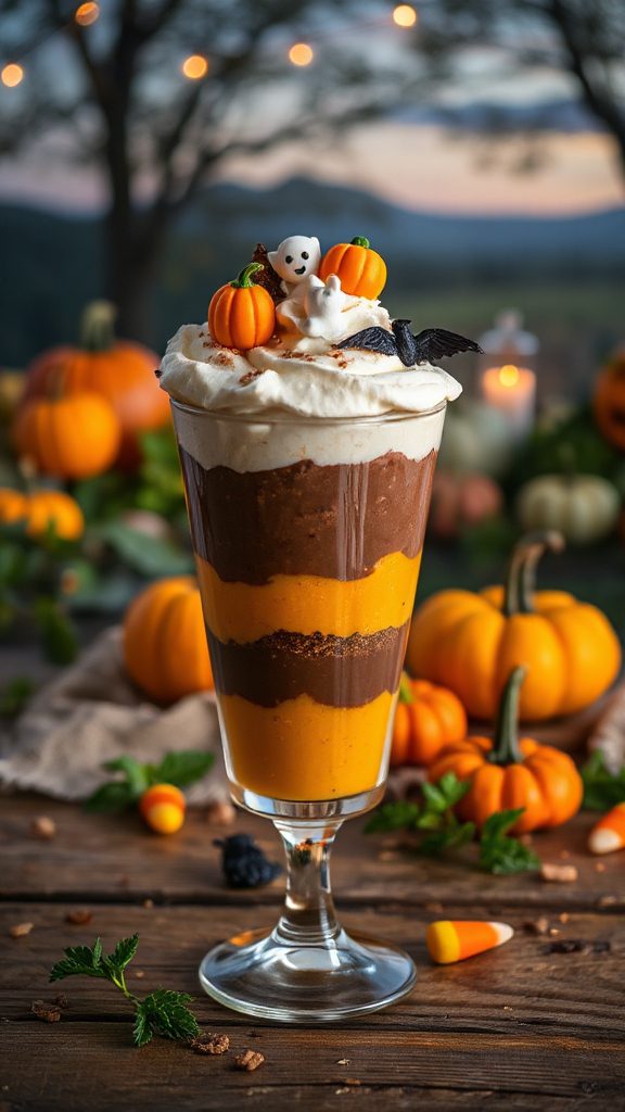 halloween pumpkin layered dessert halloween pumpkin layered dessert