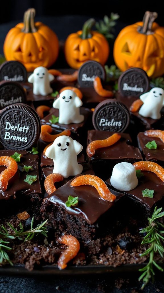 halloween themed fudgy brownies halloween themed fudgy brownies