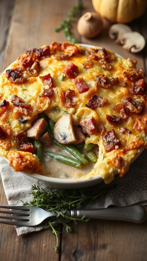 ham and green bean casserole ham and green bean casserole