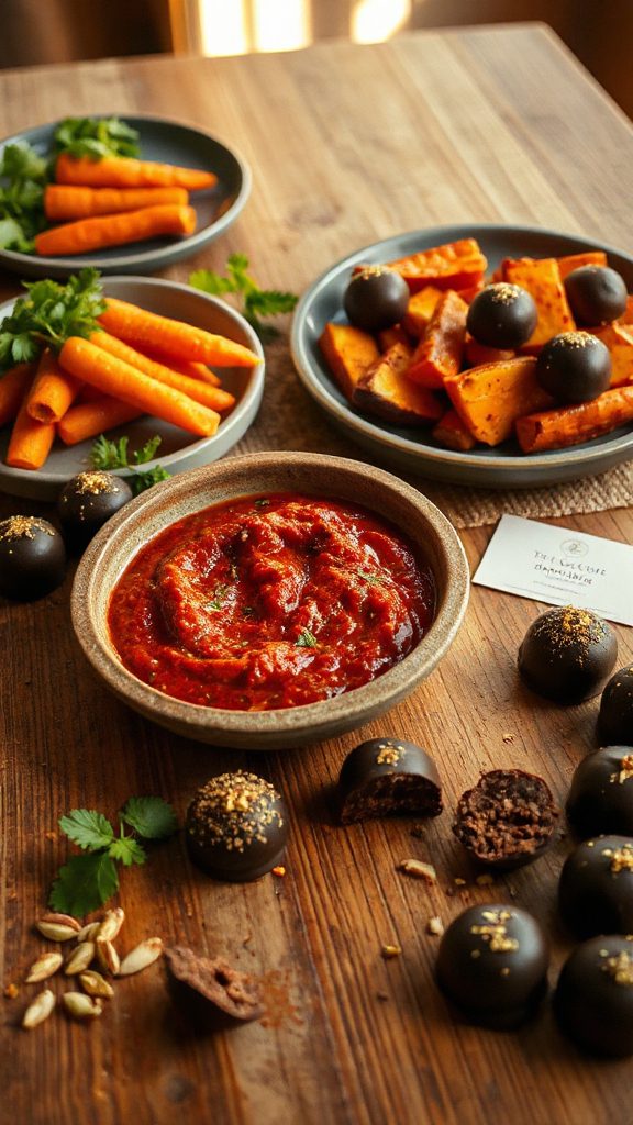 harissa chocolate truffles recipe