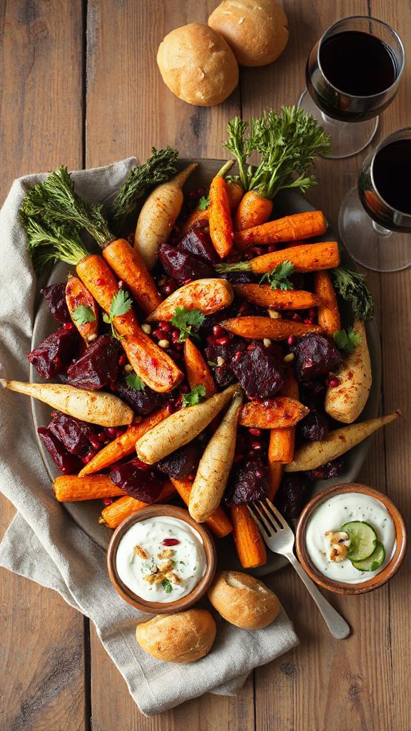 harissa spiced roasted root vegetables harissa spiced roasted root vegetables