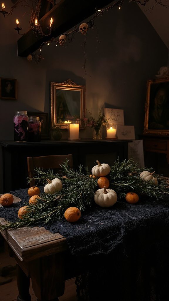 haunted soup with garnishes haunted soup with garnishes