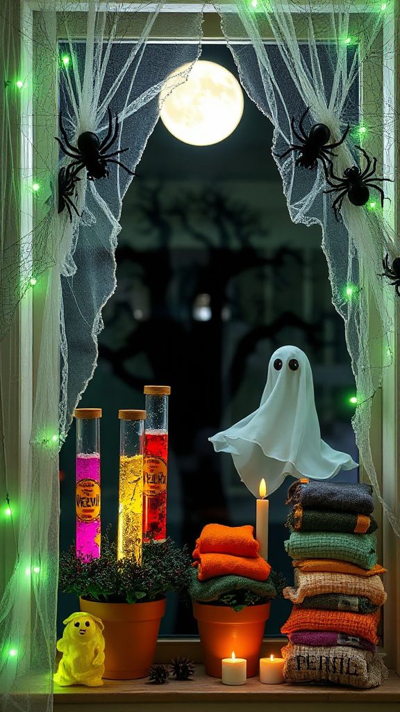 haunted window decoration project haunted window decoration project
