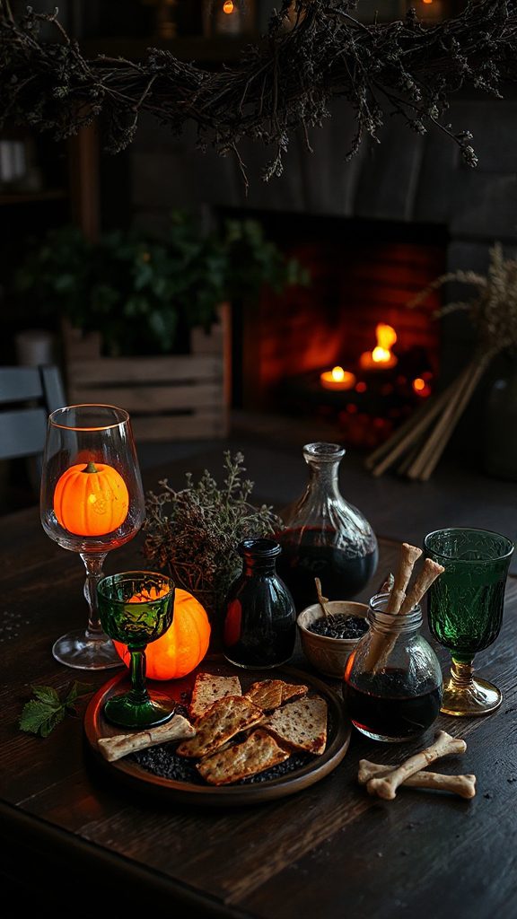 hauntingly delicious halloween crostini