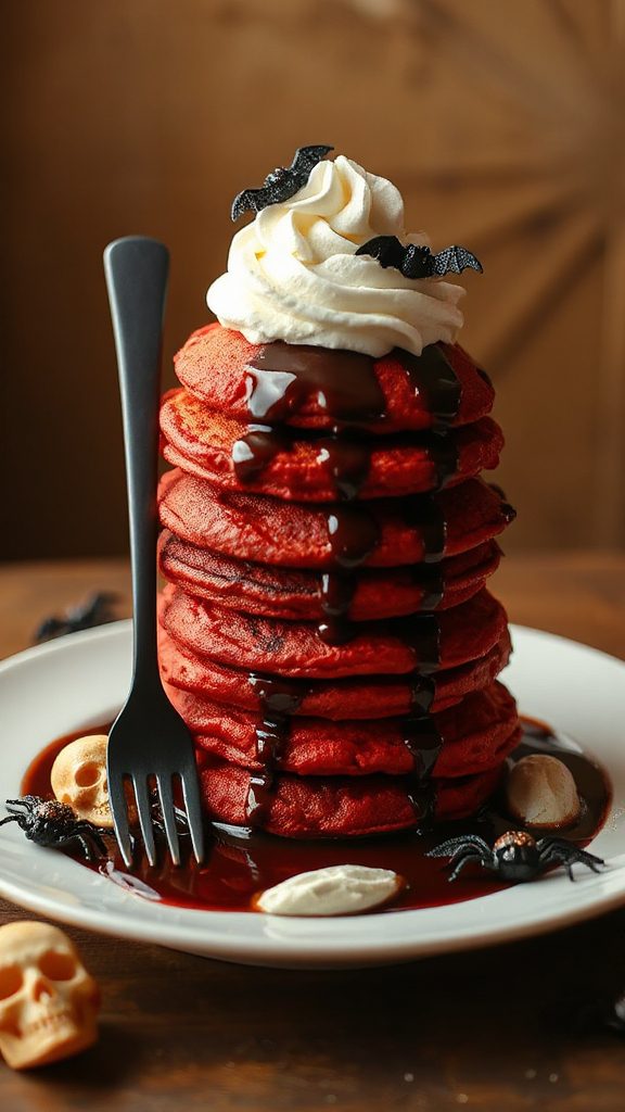 hauntingly delicious halloween pancakes