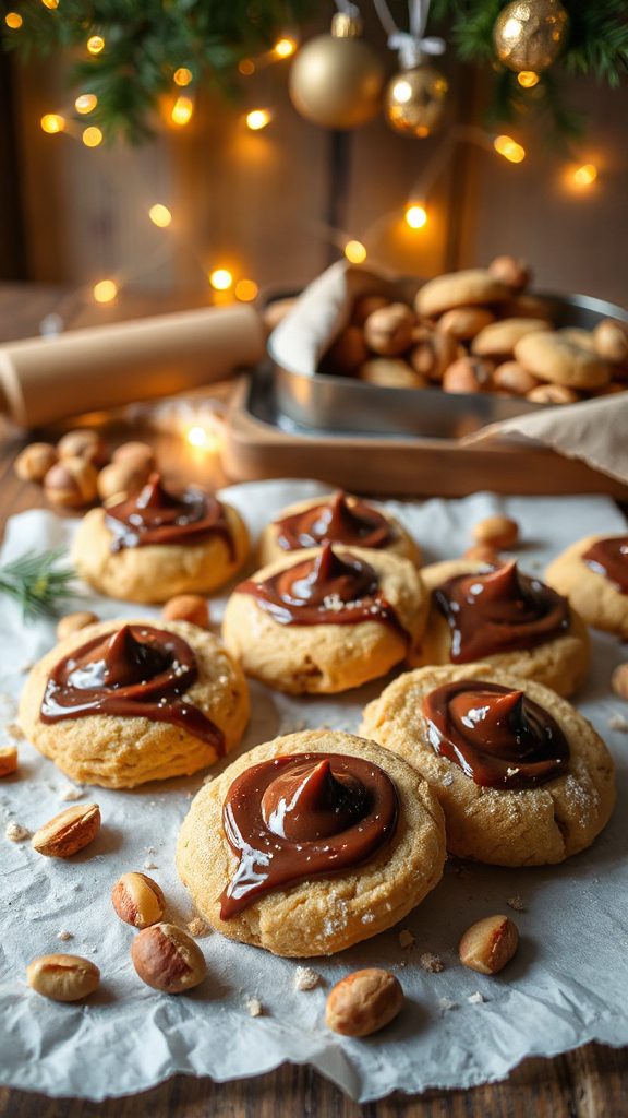hazelnut butter christmas cookies