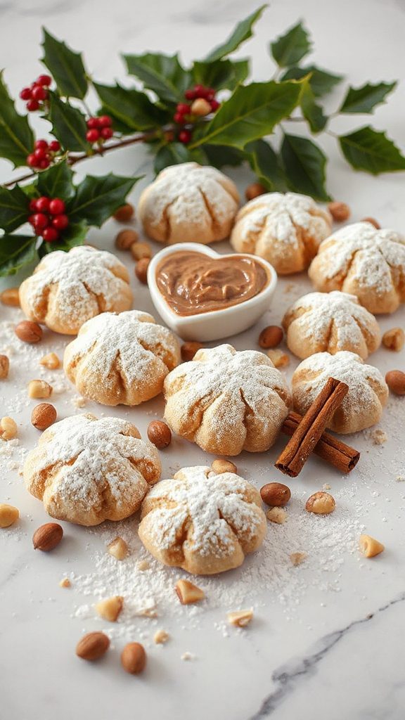 hazelnut flavored christmas cookies