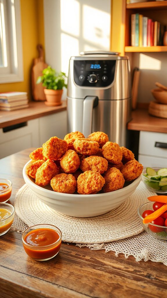 healthier crispy chicken nuggets