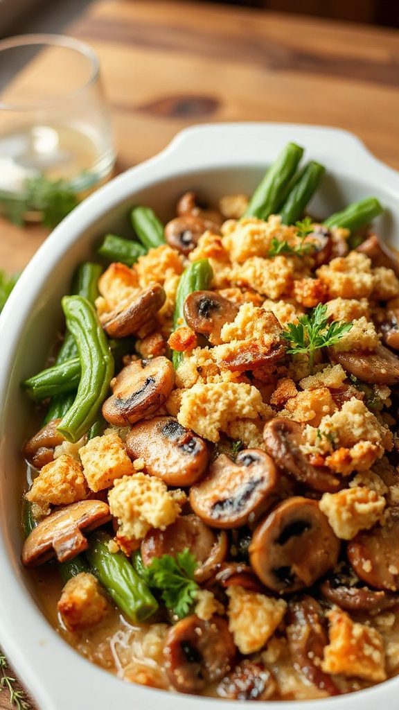 healthier green bean casserole