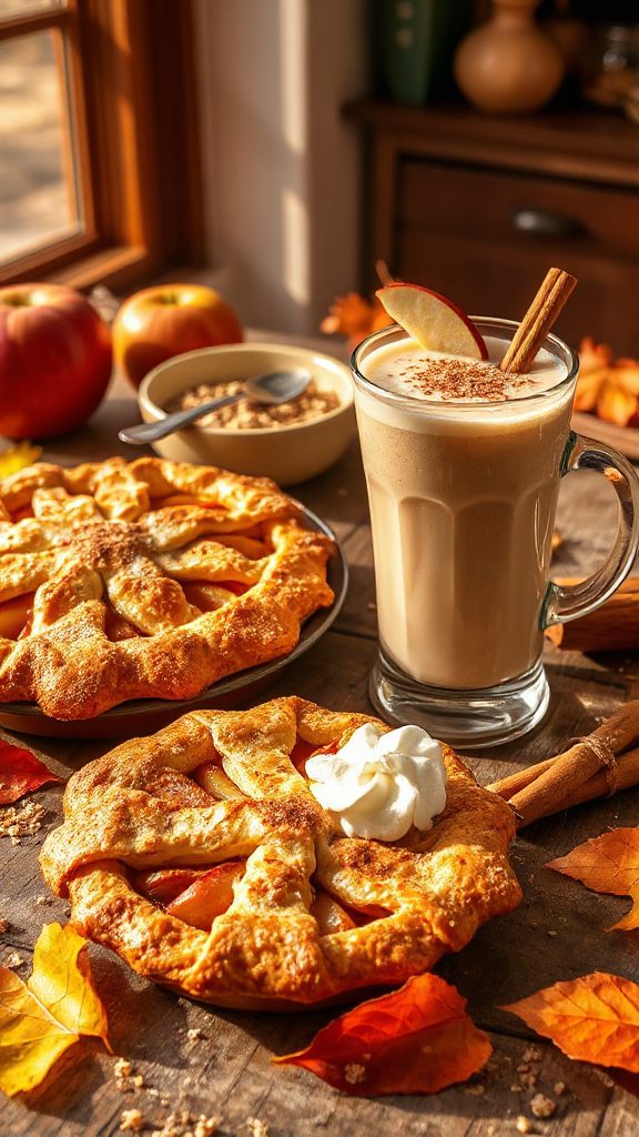 healthy apple cinnamon smoothie
