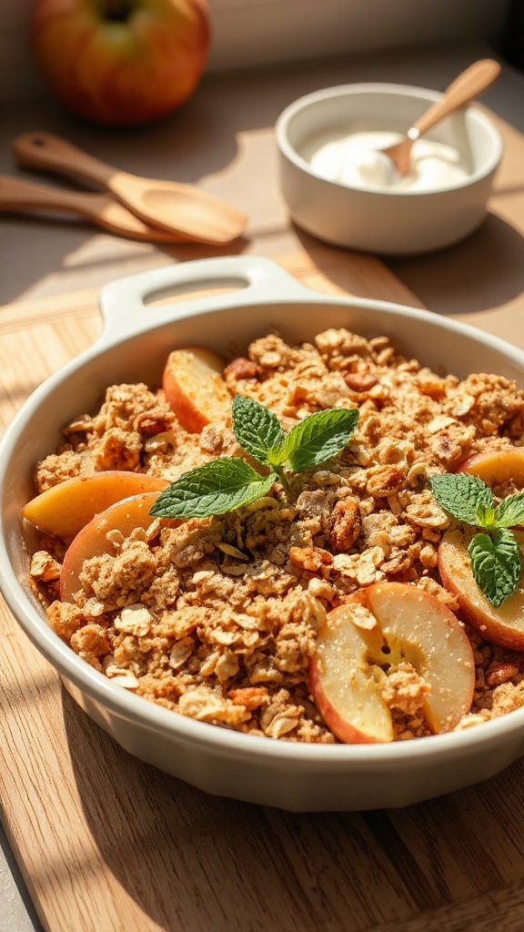 healthy apple crisp recipe