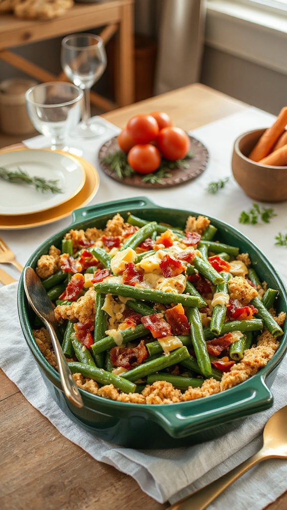 healthy bacon cheddar casserole