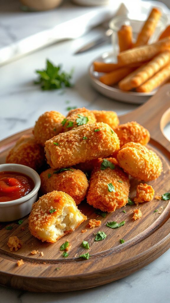 healthy baked parmesan nuggets healthy baked parmesan nuggets