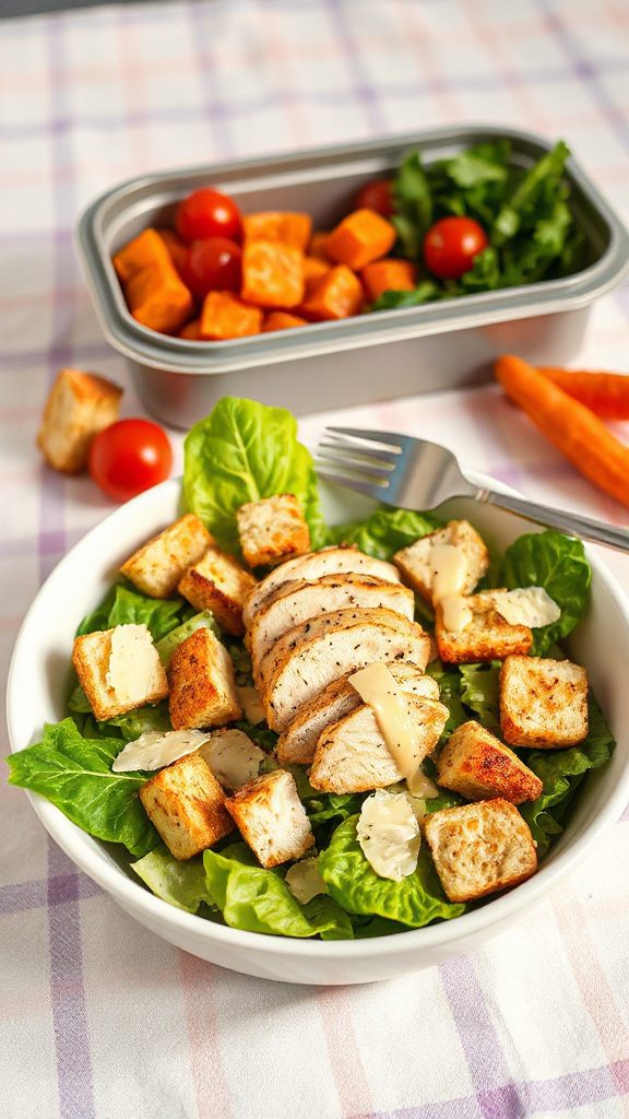healthy chicken caesar salad healthy chicken caesar salad