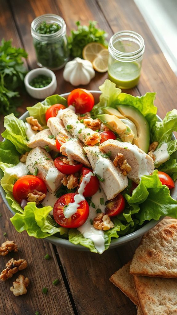 healthy creamy chicken salad
