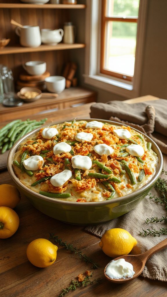 healthy green bean casserole