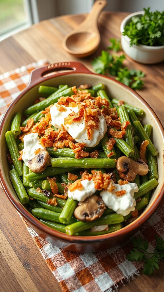 healthy green bean casserole
