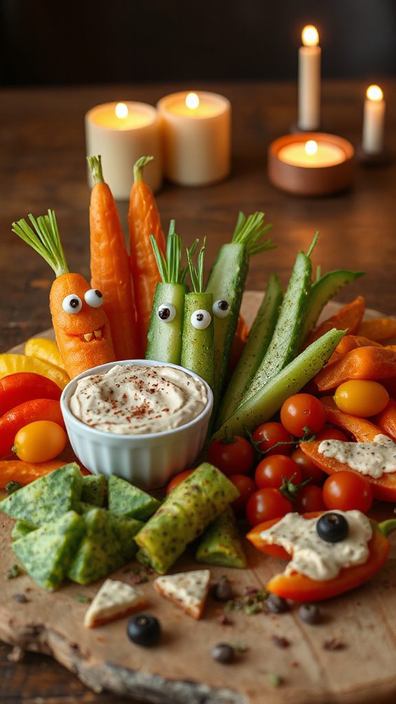 healthy halloween veggie monsters healthy halloween veggie monsters