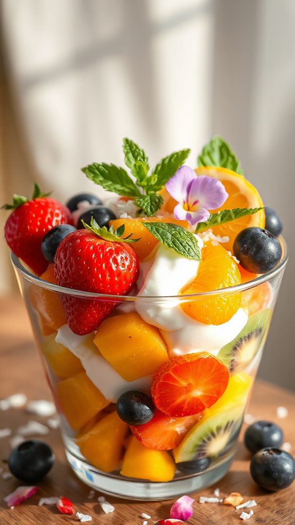 healthy mixed fruit delight