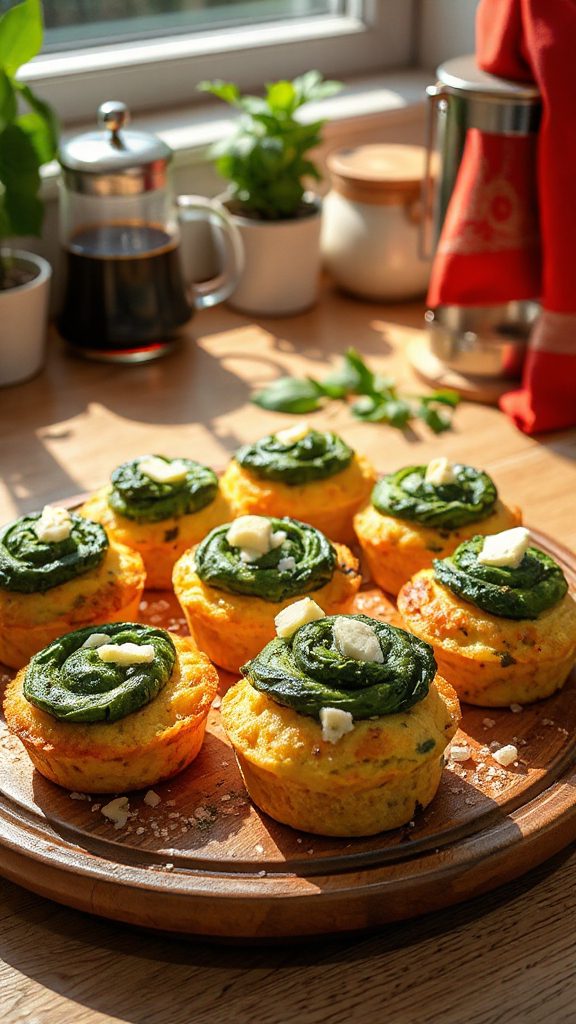 healthy spinach feta muffins healthy spinach feta muffins