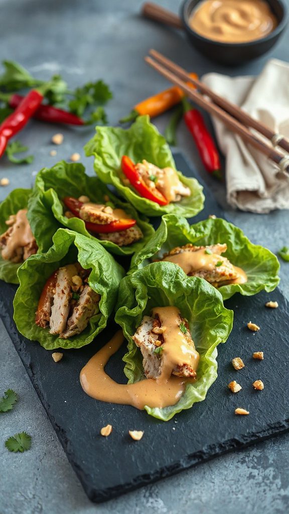 healthy turkey lettuce wraps healthy turkey lettuce wraps