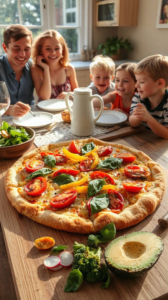 healthy veggie pizza recipe