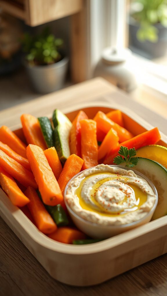 healthy veggie snack combo