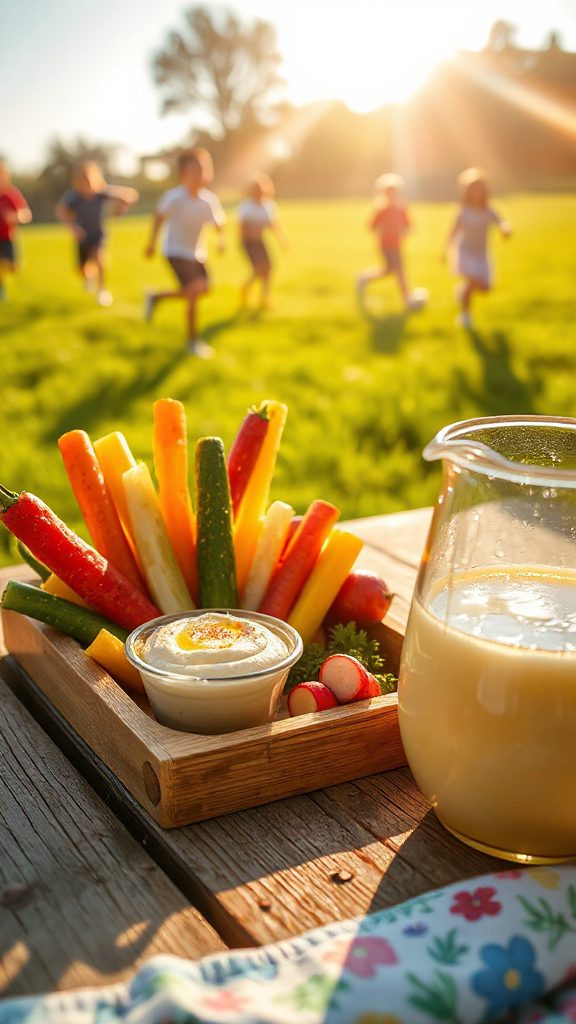 healthy veggie snack option