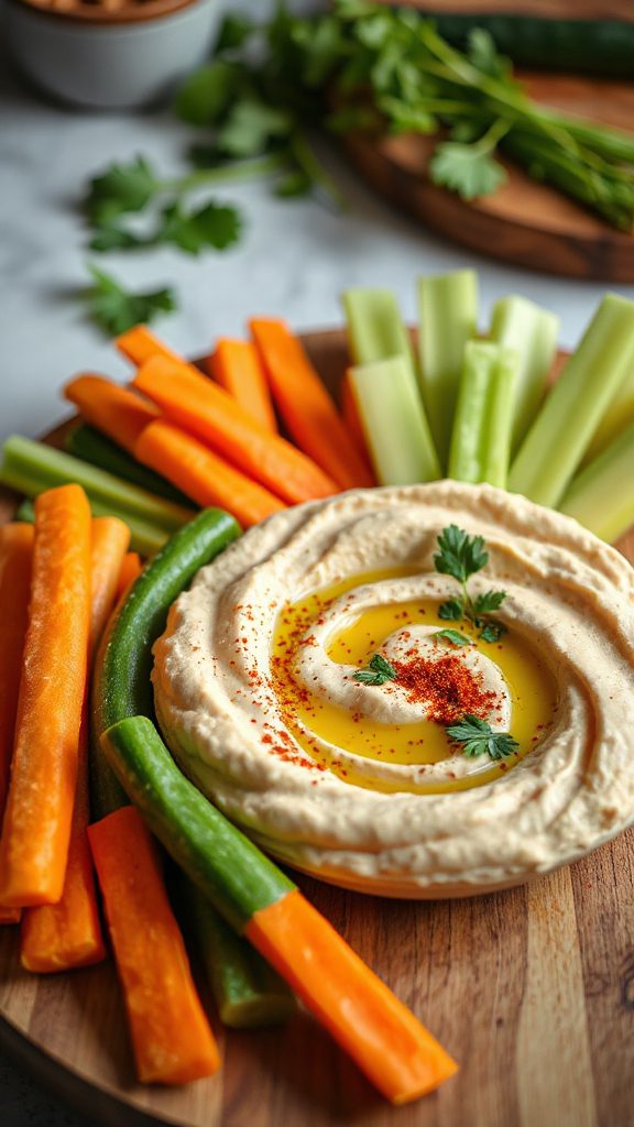 healthy veggie sticks snack