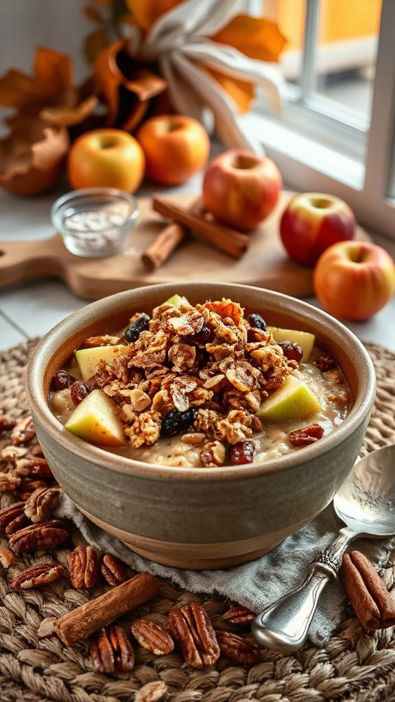 hearty apple cinnamon oatmeal hearty apple cinnamon oatmeal