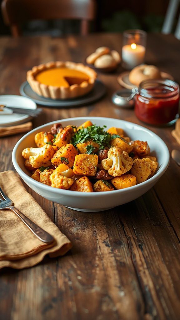 hearty aromatic vegetarian dish