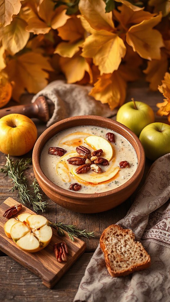 hearty autumn apple soup
